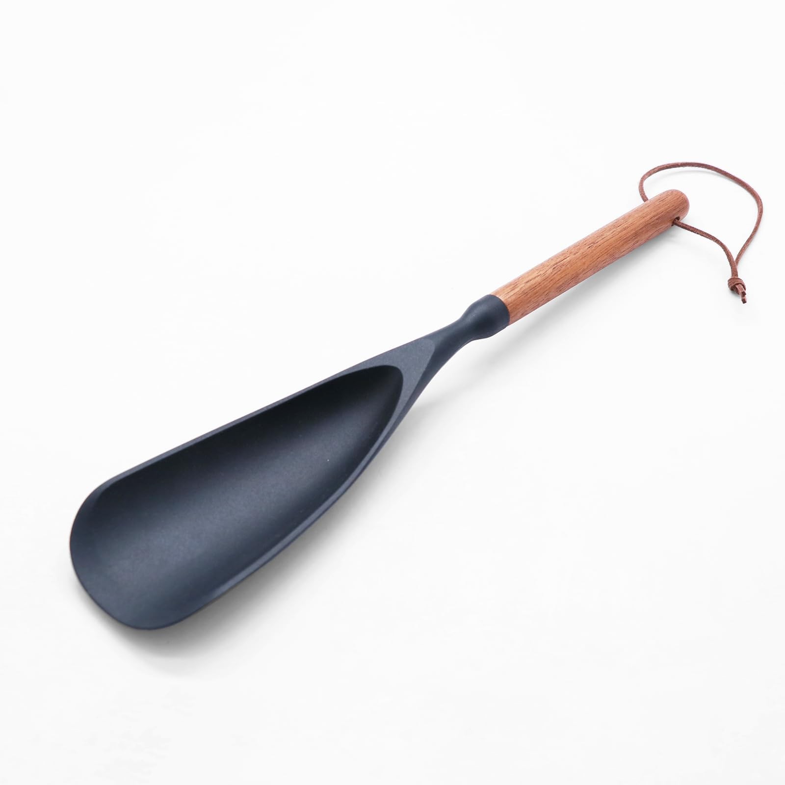 Cooking Spoon for Nonstick Cookwares, Multifunction Normal, black and wood