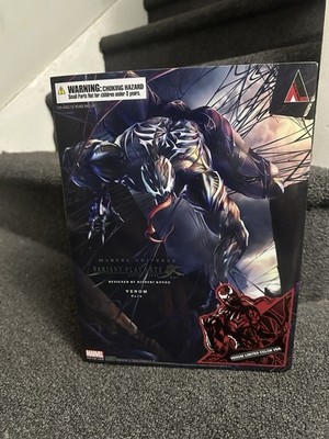 Square Enix Play Arts Kai Venom Carnage Variant Action Figure New Sealed