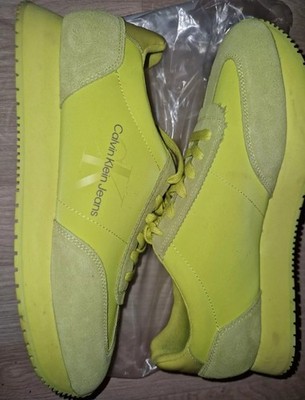 Calvin Klein Jeans Gr.45 Calvin Klein Sneaker Neon Gelp Calvin Klein Schuhe