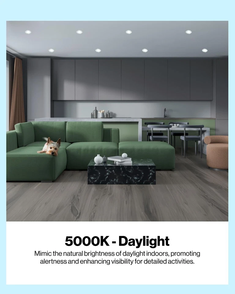 Sunco 10 Pack BR20 LED Bulb Dimmable, Small Recessed Lighting Bulbs, R20 Mini... - Image 3 of 4