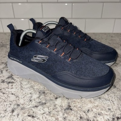 Skechers Men's D'Lux Walker 2.0 Steadyway Sneakers Navy/Gray