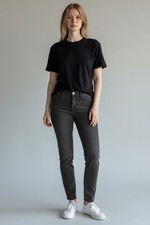 M&S Embellished Straight Leg Jeans with Stretch