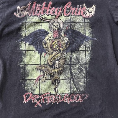 Motley Crue Dr Feelgood Shirt Mens Large Black Pacific Graphic
