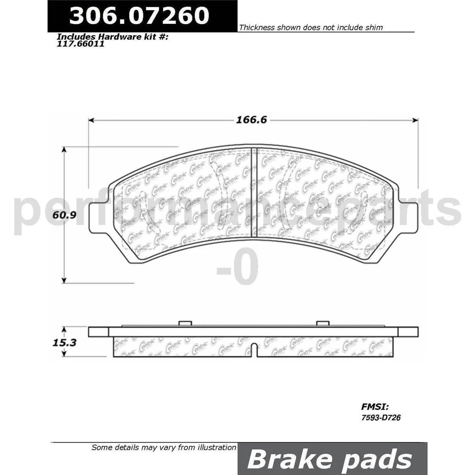 Juego de pastillas de freno de disco delanteras rotor de freno de disco para Chevrolet S10 1998-2004 Foto 4 de 4