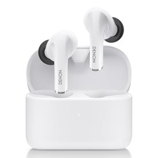 DENON ACTIVE NOISE CANCELLING EARBUDS, 24-HR BATTERY LIFE AH-C830NCW - WHITE