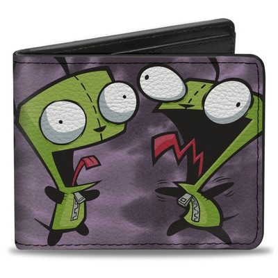 Buckle-Down Invader Zim Wallet, Bifold, Invader Zim GIR Dog Poses Ti (US IMPORT)