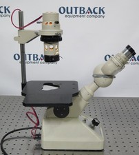 R202481 Olympus CK Inverted Phase Contrast Microscope w/ Three Objectives