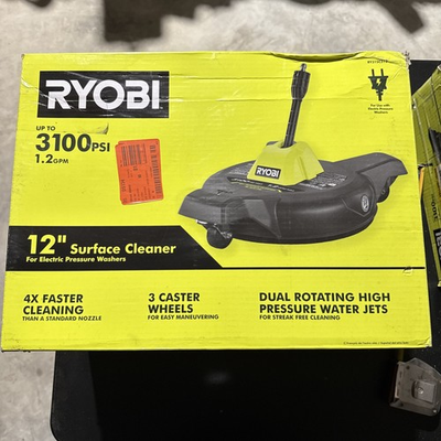 #ad RYOBI 12quot; 3100PSI Electric Pressure Washer Surface Cleaner Attachment RY31SC312 $29.99