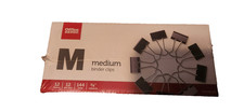 Office Depot Medium Binder Clips 12 Boxes with 12 Clips Per Box