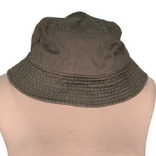 Gelante Solid Army Green Bucket Hat 100% Cotton Size Small/Medium Outdoors