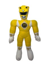 YELLOW Mighty Morphin Power Ranger Plush Doll 18" Saban Toys 1993 Figure