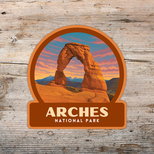 Arches National Park Sticker Vinyl Decal Laptop Water Bottle Cooler - Picture 1 of 9