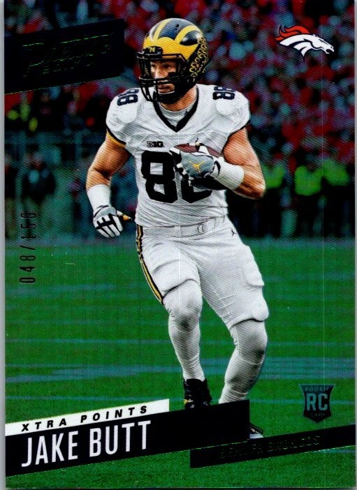 2017 PANINI PRESTIGE XTRA POINTS GREEN PARALLEL #279 JAKE BUTT RC 048/150