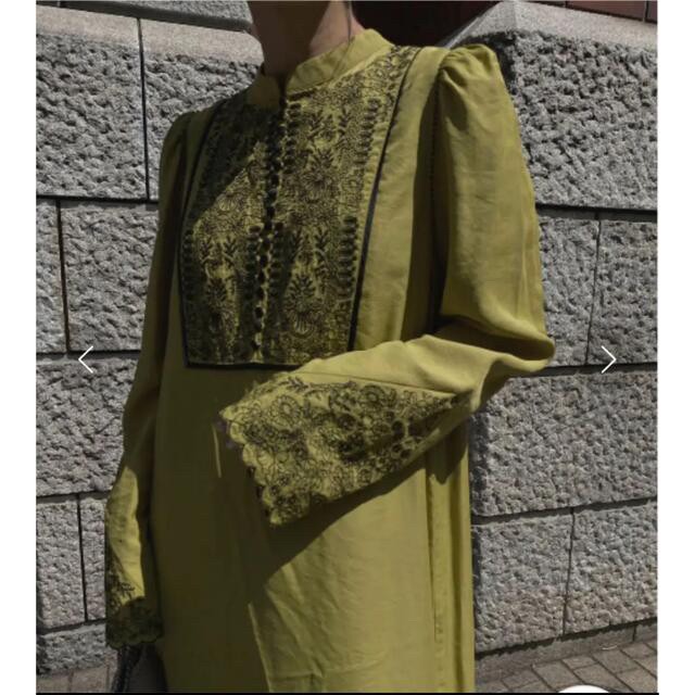 AMERI ELFIN EMBROIDERY CAFTAN DRESS - image 5