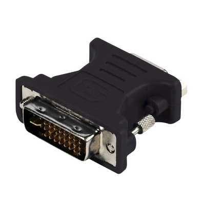 VIVANCO ultimative VGA auf DVI Adapter, kompatibel mit DVI I Stecker zu 15 pol