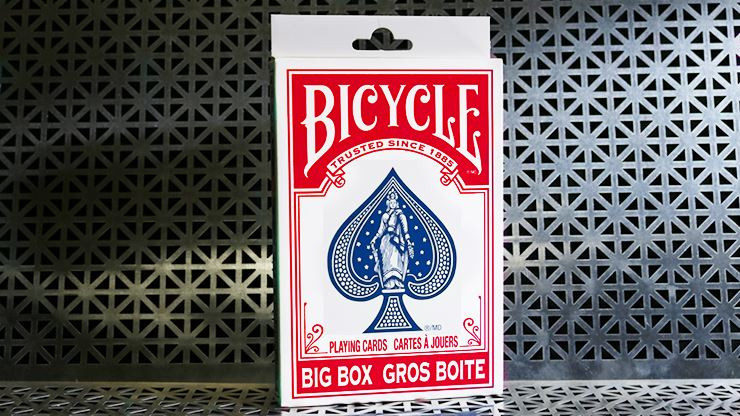 Big Bicycle Playing Cards (Jumbo Bicycle Cards, Red)