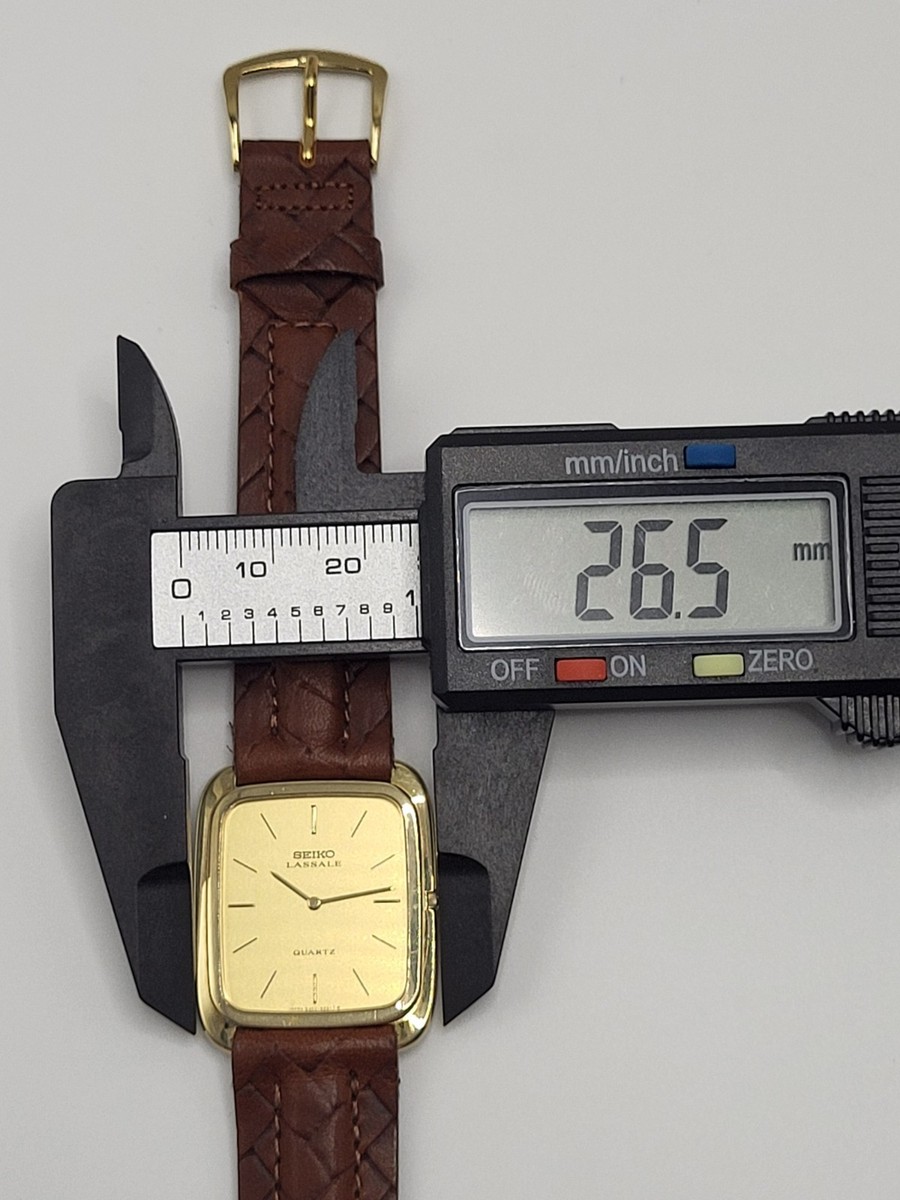 ヴィンテージ SEIKO LASSALE TANK セイコー ラサール 腕時計 seiko Lassale vintage quartz tank watch 6429-5069 gold tone square