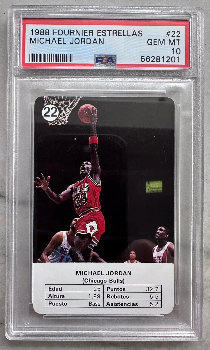 Michael Jordan 10 Graded Basketball Trading Cards Sports