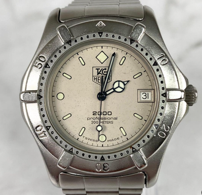 TAG Heuer 2000 Silver Men's Watch - 962.206 for sale online | eBay