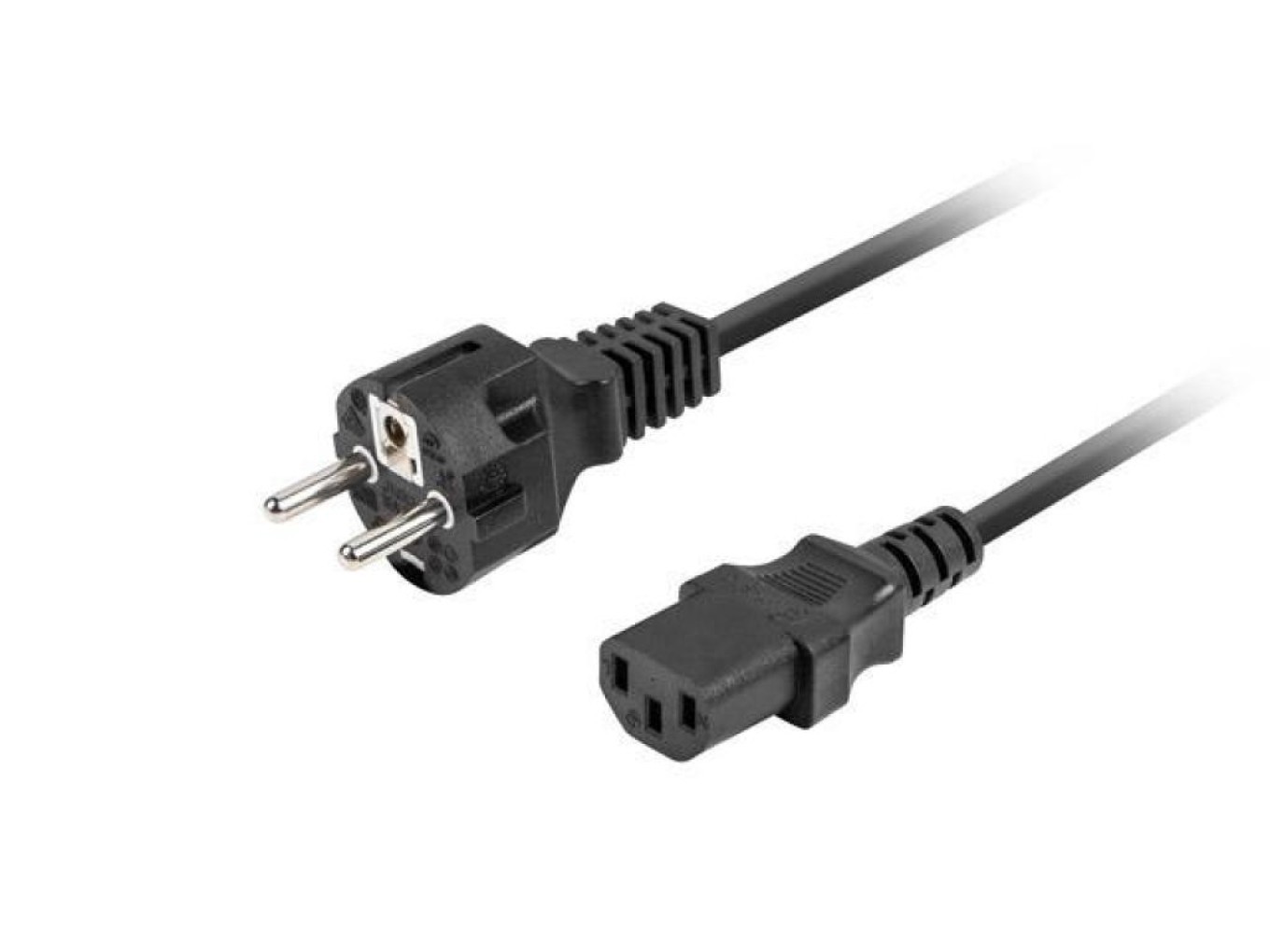 Lanberg Negro Cable Schuko A C13 1.8M/ Hembra-Hembra - Imagen 2
