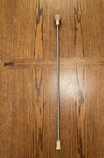 Vintage 1960  s Majorette Silver Chrome Twirling Baton Rubber Ends Marching Band