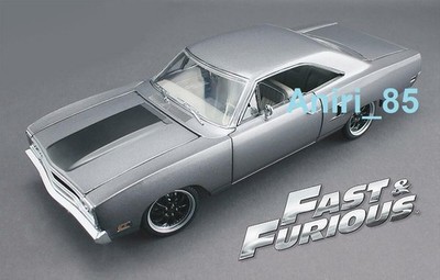 1:18 GMP Plymouth Road Runner Coupe 1970 Grey Fast & Furious Limited no Autoart