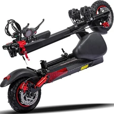 Electric Scooter 48v 800W For Adult 10"Off Road Fat Tires Fast Speed USA MAX vV