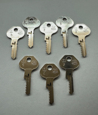 Master Series Space And Depth Keys 5 Cut Blanks M25, 1092-6000B, 6000B Key Blank