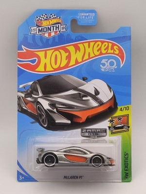 Hot Wheels 2018 -  HW Exotics 4/10 - McLaren P1 - Zamac Walmart Exclusive