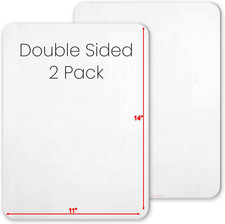 Small White Board, 11 x 14 Dry Erase Board, 2 Small White Boards Dry Erase, Doub