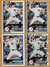 2026 Topps Series 1 Cam Schlittler Rookie Lot of 4 Different with 2 SP Parallels