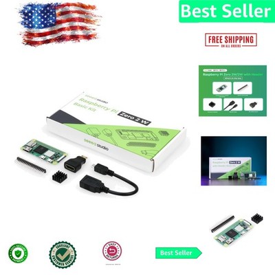 Raspberry Pi Zero 2 W Basic Kit - Perfect for DIY Projects with Wireless Support