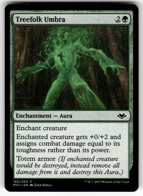 Treefolk Umbra 185 Common Modern Horizons Magic: The Gathering NM