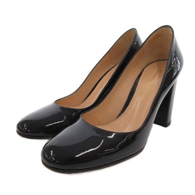 Gianvito Rossi Pumps Women's Size 34.5 Black Patent Leather