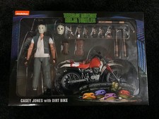 NEW - NECA Teenage Mutant Ninja Turtles Casey Jones with Dirt Bike- SEALED