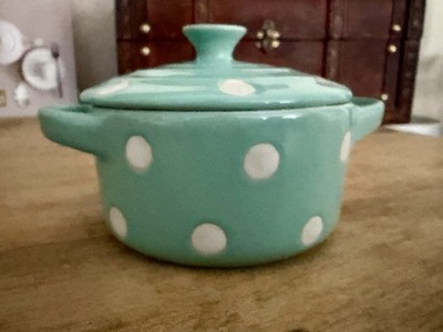 Greengate Dose Zuckerdose Polka Dots Mint 