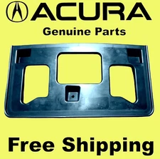 2017 ACURA RDX FRONT BUMPER LICENSE PLATE BRACKET HOLDER FRAME COVER MOUNT OE 17