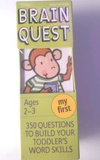 BRAIN QUEST AGES 2-3 OVER 300 QUESTIONS TO ASK TODDLERS