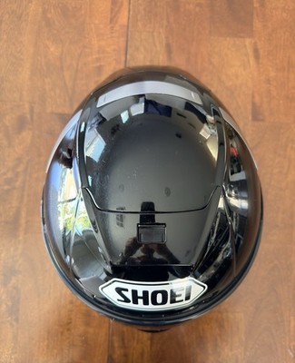 Shoei X14 Gloss Black Racing Motorcycle Helmet Size S w/Sena 10C