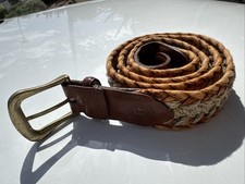 Torino Belt Leather Hand Woven Made in America Size 40