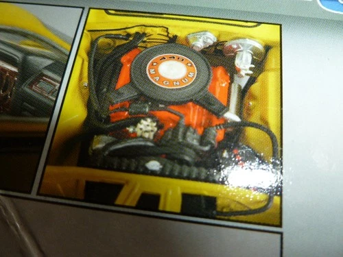 ENGINE PLASTIC KIT DODGE MAGNUM V8 8 CYLINDRES 440 CID 4 BBL 1970s 1/25 DIORAMA