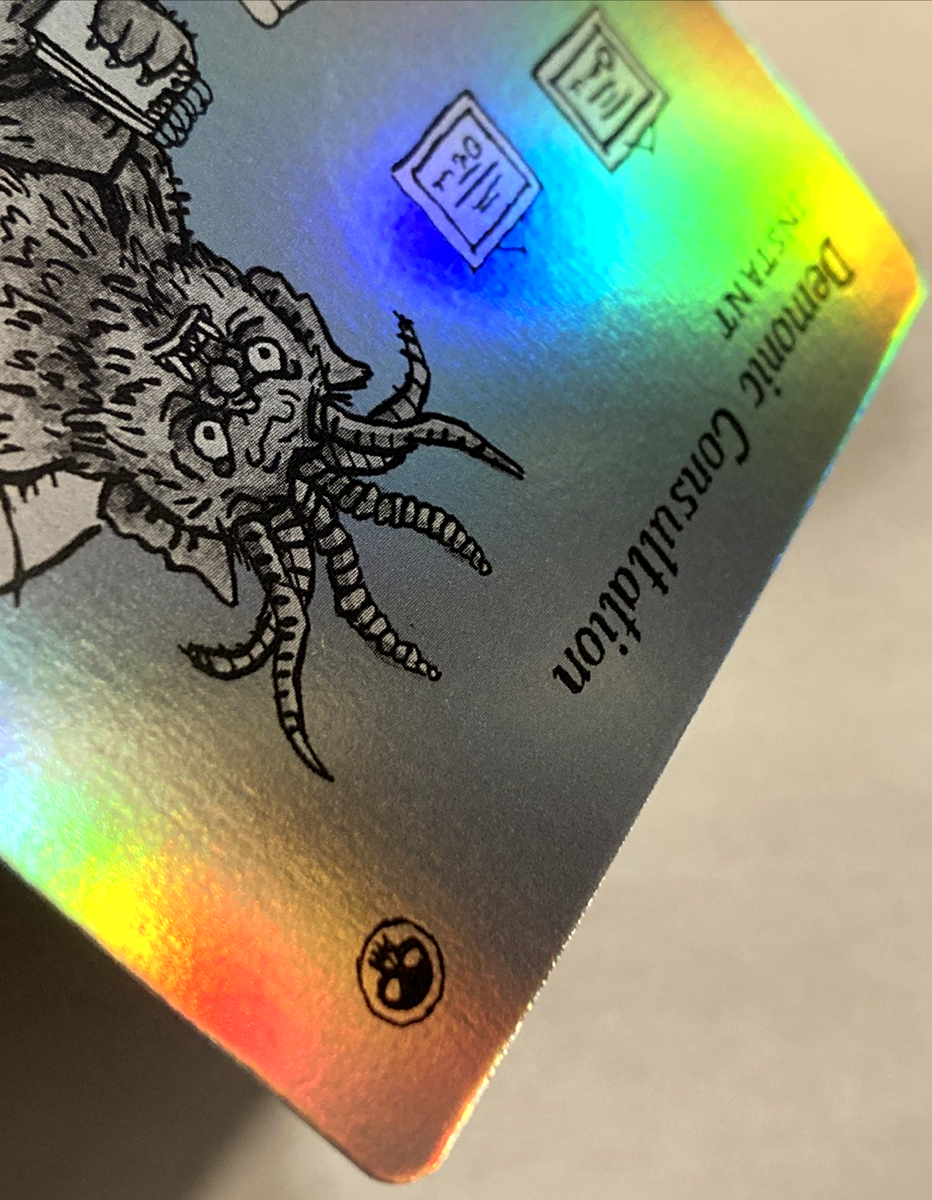 【MTG】Demonic Consultation Foil Demonic Consultation Magic the Gathering Proxy