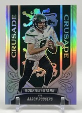Aaron Rodgers 2023 Panini Rookies & Stars #CR-18 Crusade Silver Prizm
