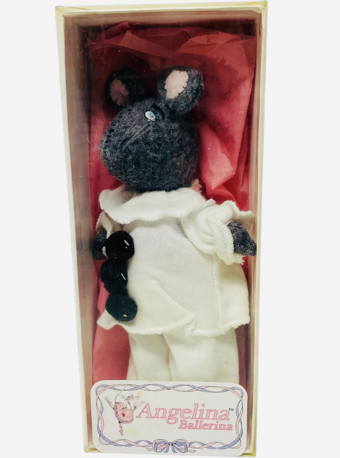 Angelina Ballerina American Girl Gray Mouse Harlequin Doll New Sealed