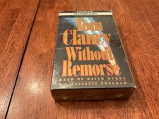 Tom Clancy - Without Remorse - Read by David Dukes - 4 Cassettes - New, Sealed