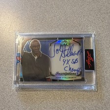 Leaf Metal 2021 John Stallworth Inscriptions Autographed Serial #/100 PSA Card