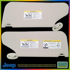 2008-2012 Jeep Liberty Left Right Side Sunvisor Sun Visor Shade Set Pair Oem