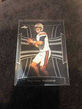 PAYTON THORNE QB CINCINNATTI BENGALS 2025 LEAF METAL BLACK 1 OF 5 #B-139