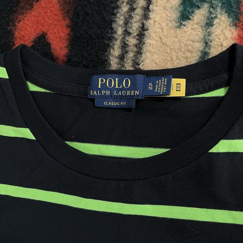 Polo Ralph Lauren T Shirt Gr. Extra Large gestreift Classic Fit Navy Kurzarm - Bild 3 von 8