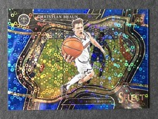 2022-23 Select Courtside Christian Braun Rookie Blue Disco Prizm /25 Nuggets